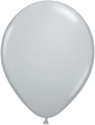 Picture of Qualatex 5" Round - Gray (100/bag)