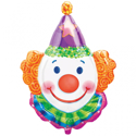 Picture of Juggles Foil Balloon - Mini Shape (Clown Face 13 inch)