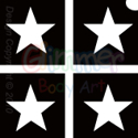 Picture of Mini Solid Star Stencil (4 In 1) - (5pc pack)