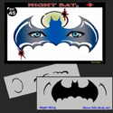 Picture of Night Bat Stencil Eyes - 45SE-C - (Child Size 4-7 YRS OLD)