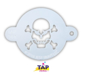 Picture of TAP 044 Face Painting Stencil - Skull with Crossbones