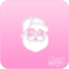 Picture of Pink Power Face Painting Stencil (1052) - Santa