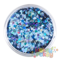 Picture of Art Factory Chunky Glitter Loose - Blue Hearts - 50ml
