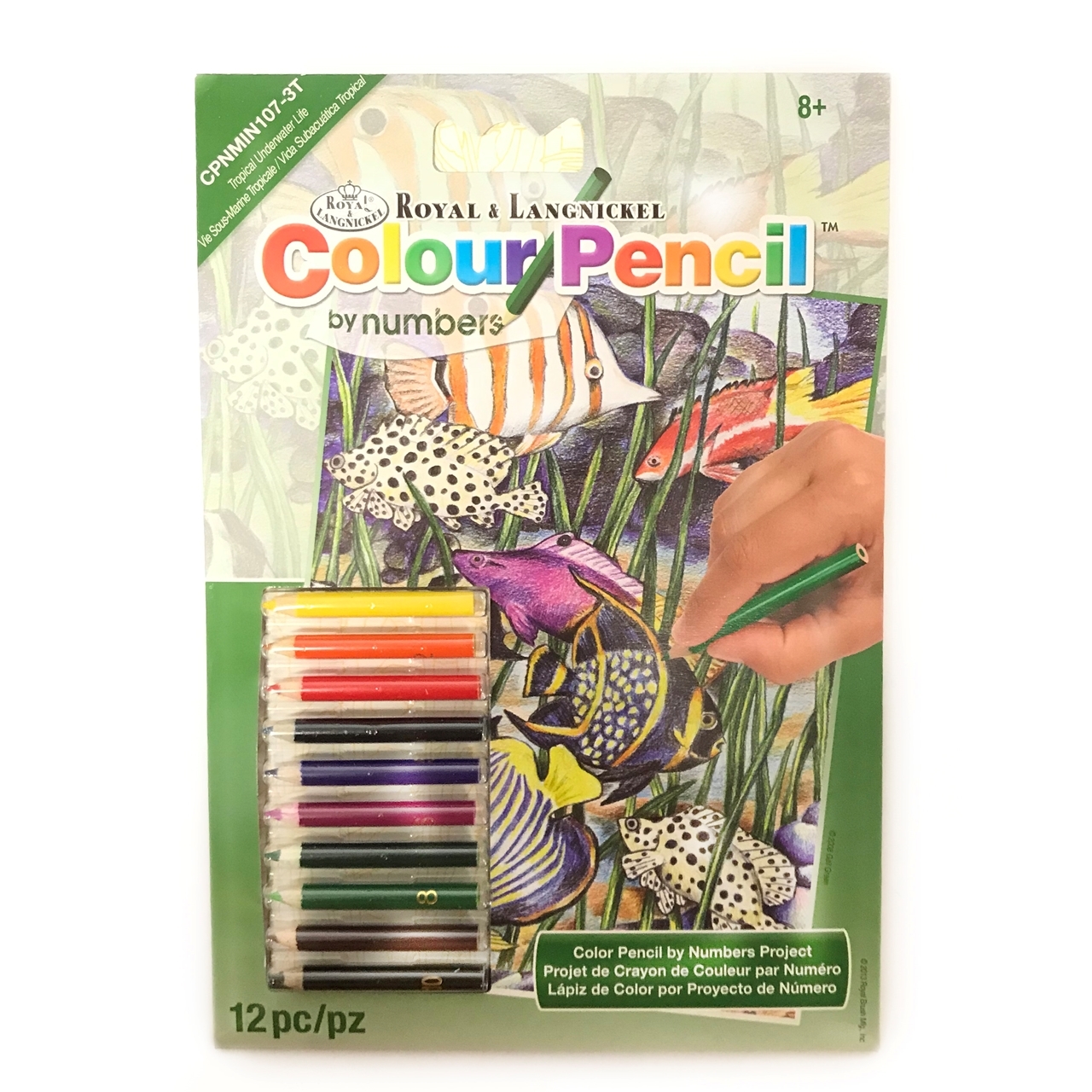 Mini Color Pencil By Number Kit - Assortment - TAG Body Art - Canada
