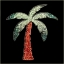 Picture of Palm Tree - Sparkle Stencil (1pc)