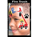 Picture of Fire Truck Stencil Eyes Profiles - SOBA
