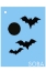 Picture of Bats Stencil - SOBA-81
