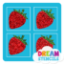 Picture of Mini 4 in 1 Strawberry Glitter Tattoo Stencil - HP-78 (5pc pack)
