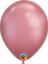 Picture of 7" Qualatex Chrome Mauve round balloons - (100/bg)