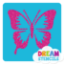 Picture of Longtail Butterfly Glitter Tattoo Stencil - HP-293 (5pc pack)