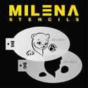 Picture of Milena Stencils - Polar Bear - Stencil Set D6