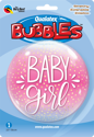 Picture of 22″ Baby Girl Pink & Confetti Dots Single Bubble (1pc)