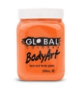Picture of Global  - Liquid Face and Body Paint  - Orange - 200ml 