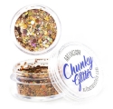 Picture of Art Factory Chunky Glitter Loose - Gold Digger - 1 oz Jar (30 ml)