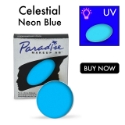 Picture of Mehron Paradise Neon UV  Blue Face Paint - Celestial (8g)