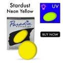 Picture of Mehron Paradise Neon UV  Yellow Face Paint - Stardust (8g)