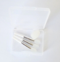Picture of Mini Silicone Brush Set - White