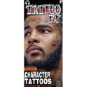 Picture of Tinsley Tattoo FX - Trauma – Pop Star (1 temporary tattoo sheet)