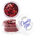 Picture of Art Factory Chunky Glitter Loose - Cherry Bomb - 1 oz Jar (30 ml)