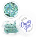 Picture of Art Factory Chunky Glitter Loose - Blue Lagoon - 1 oz Jar (30 ml)