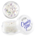 Picture of Art Factory Chunky Glitter Loose - Snowflake - 1 oz Jar (30 ml)