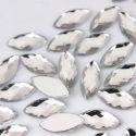 Picture of Pointed Eye Gems - Silver - 9x20mm (100 pc) (SG-PE6L-100)