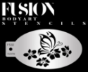 Picture of Fusion Butterfly Flutter Face Paint Stencil - FS32