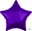 Picture of 18" Anagram Star Foil Balloon - Metallic Purple (1pc)